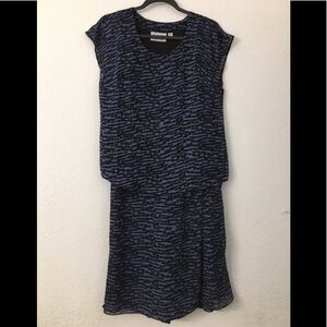 Linea by Louis Dell’Olio blouse & skirt set sz XS